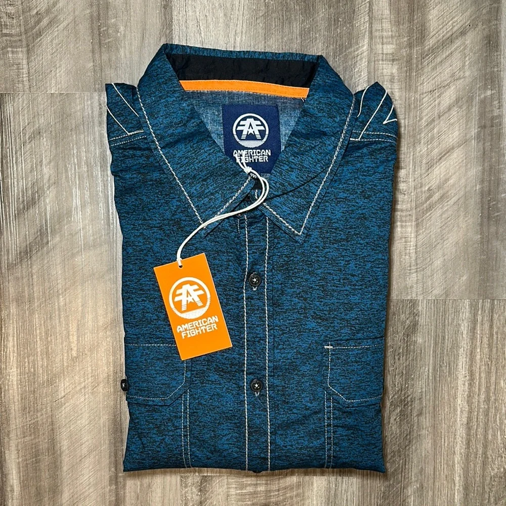 American Fighter Fairlane Long Sleeve Button Down - 3XL